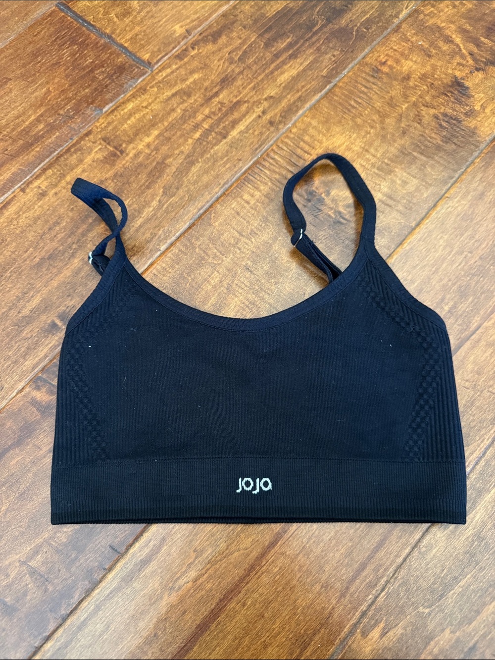 JoJo Seamless Black Sports Bralette